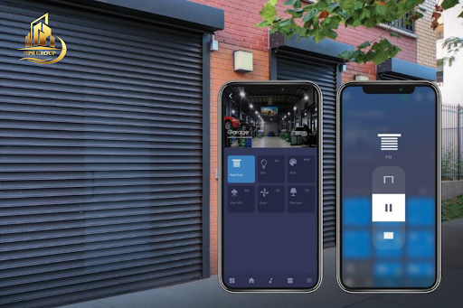 Điều khiển cửa cuốn qua ứng dụng điện thoại thông minh