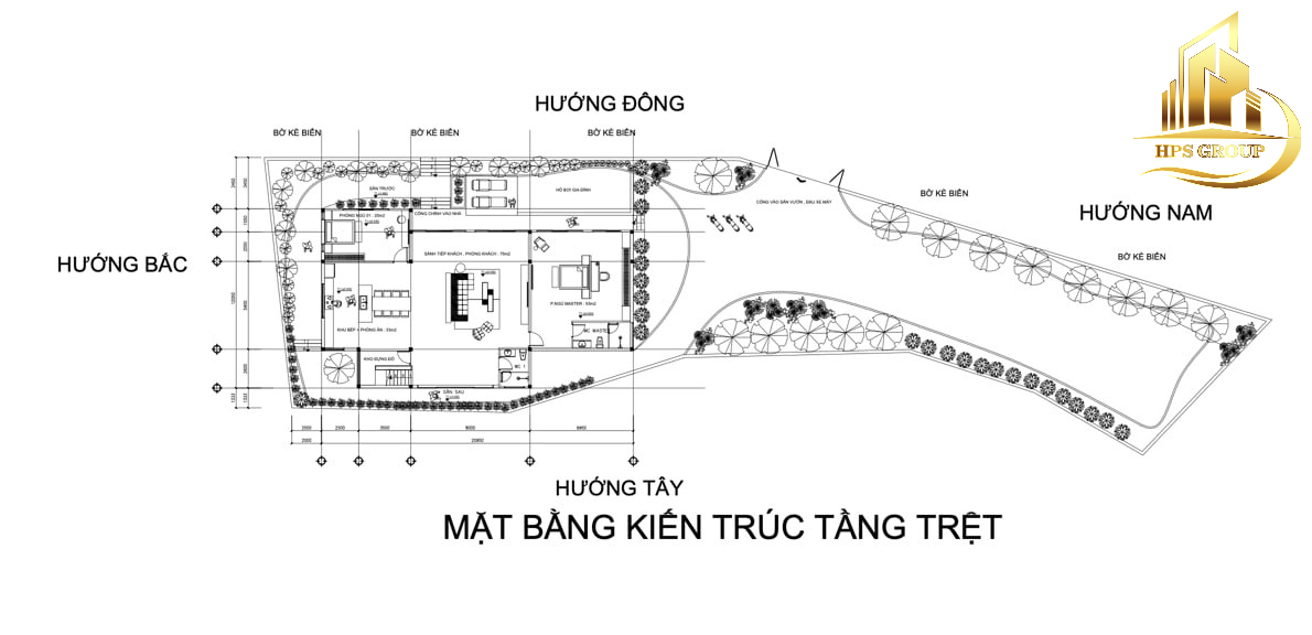 Khu vực tiện ích như phòng ngủ, phòng bếp